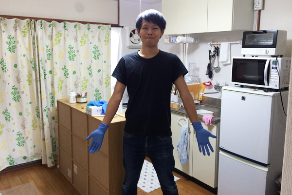 汚れてもいい服装で!