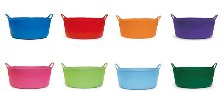 英国発 マルチに使えるプラバケツ タブトラッグス Mini Shallow 株式会社 大都