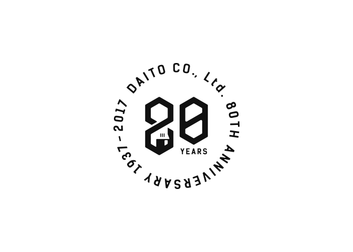 大都80周年記念ロゴ