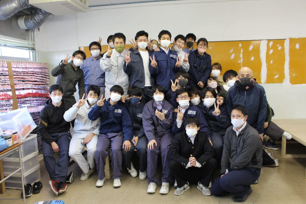 生野工業高校のみなさんとDIY